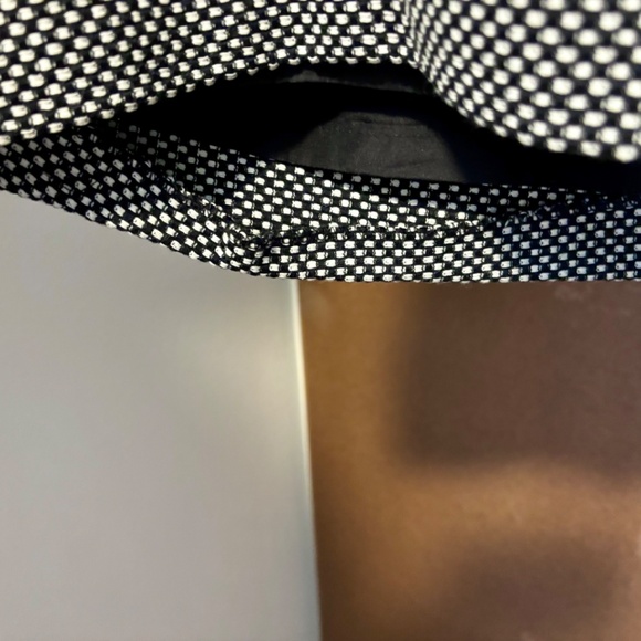 LOFT Black and White Tweed Mini Skirt - Picture 9 of 12